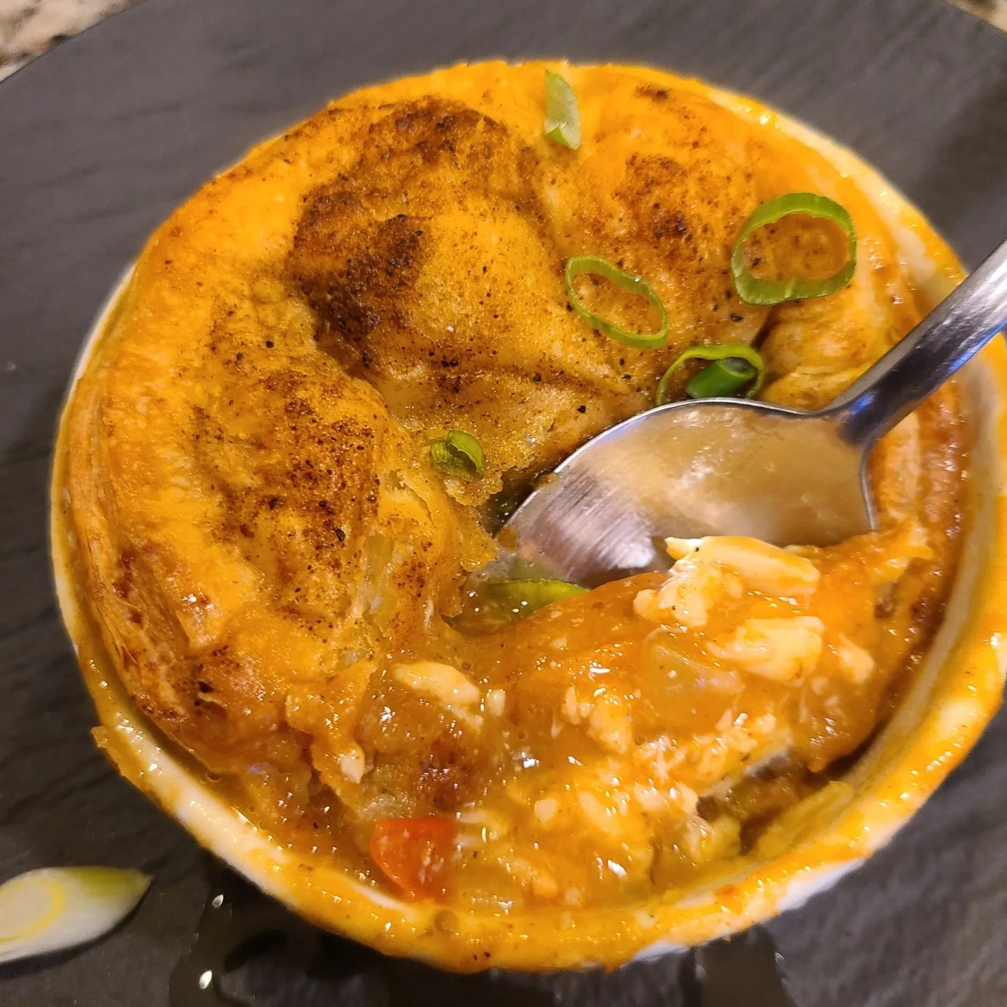 Crab Gumbo Pot Pie