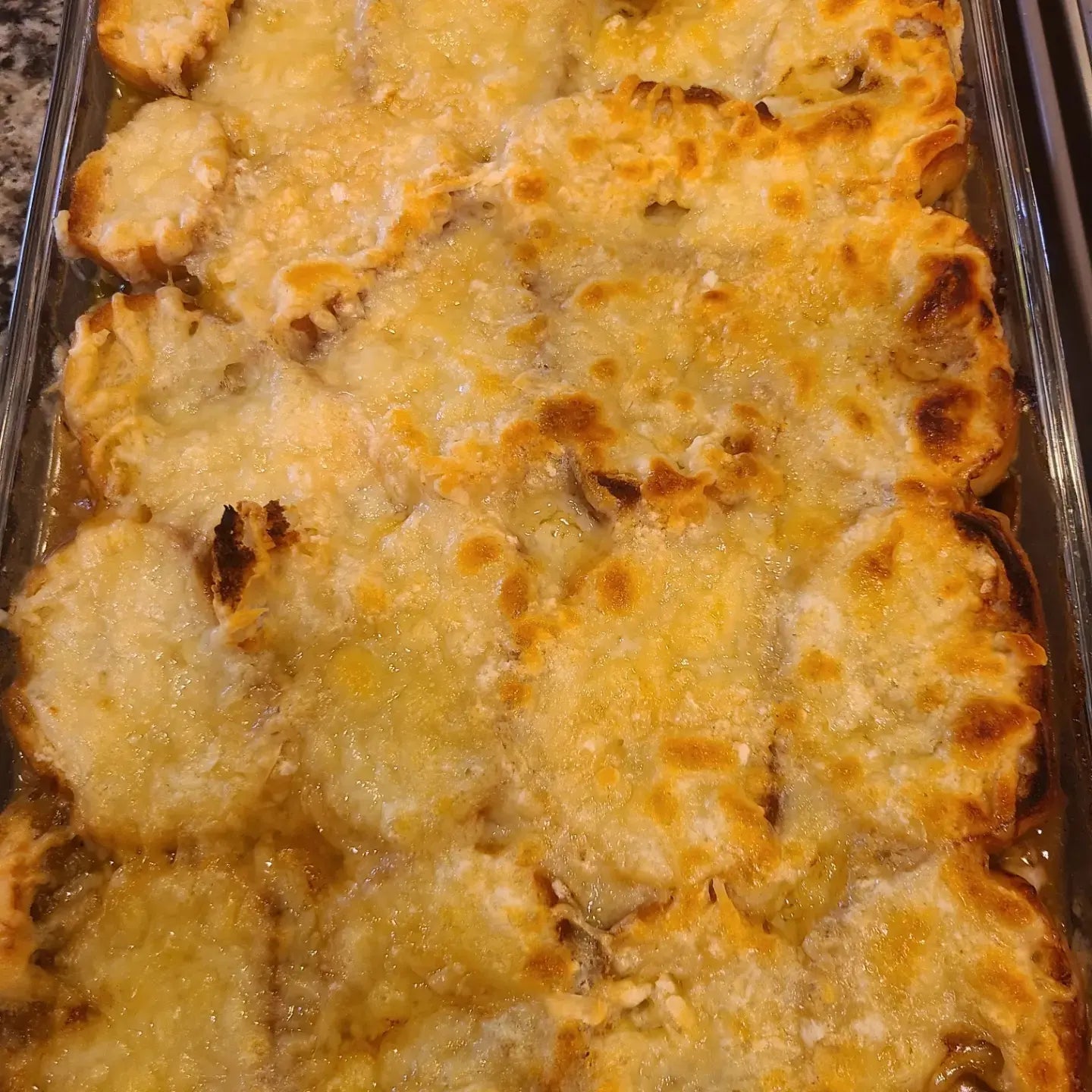 French onion chicken rice bake