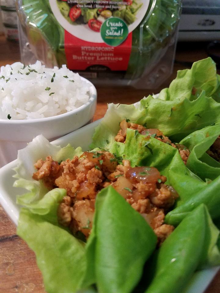 Chicken Lettuce Bowls