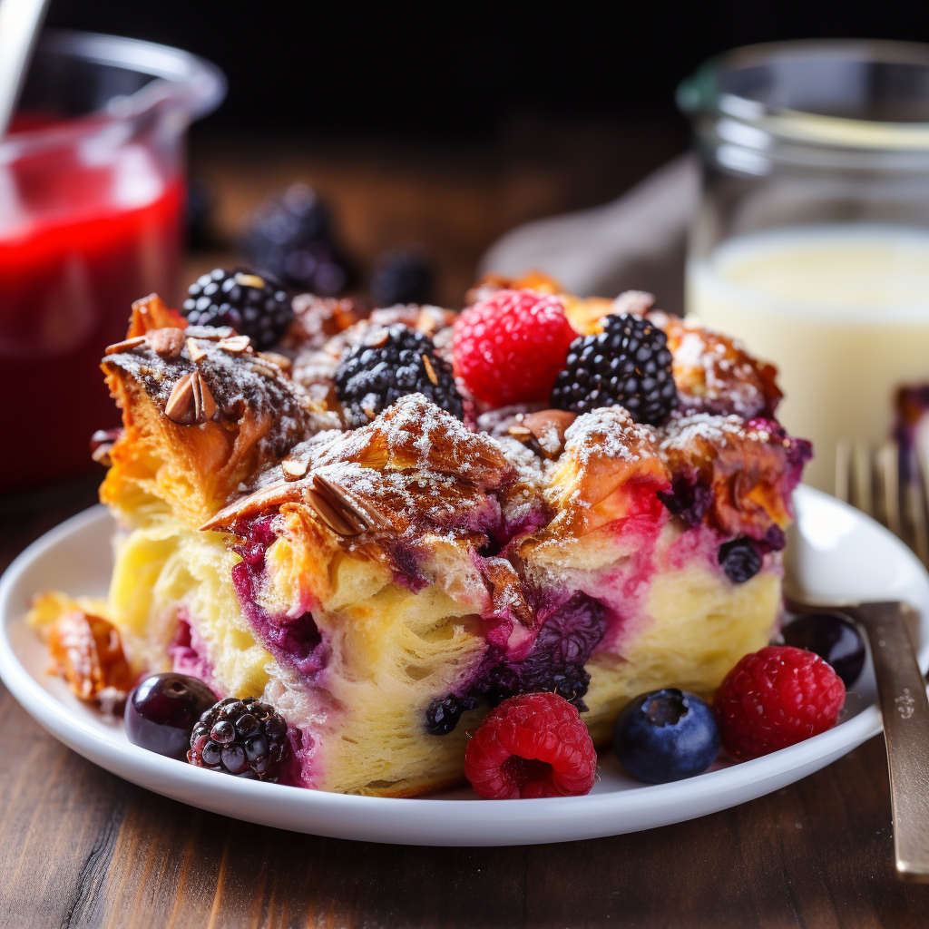 Berry Croissant Bake