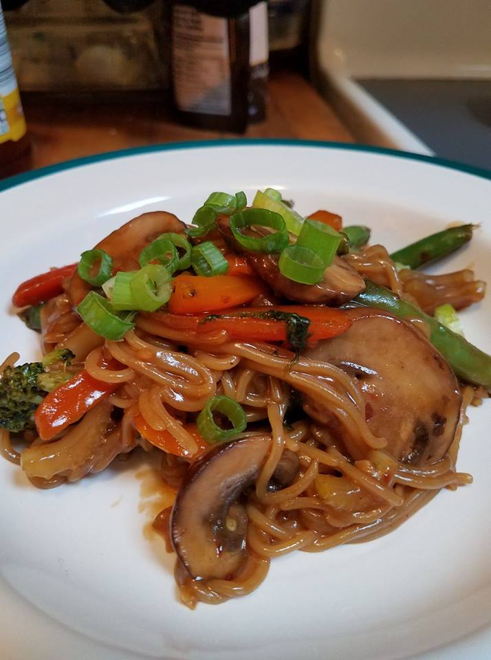 Thai Style Noodles and Veggies