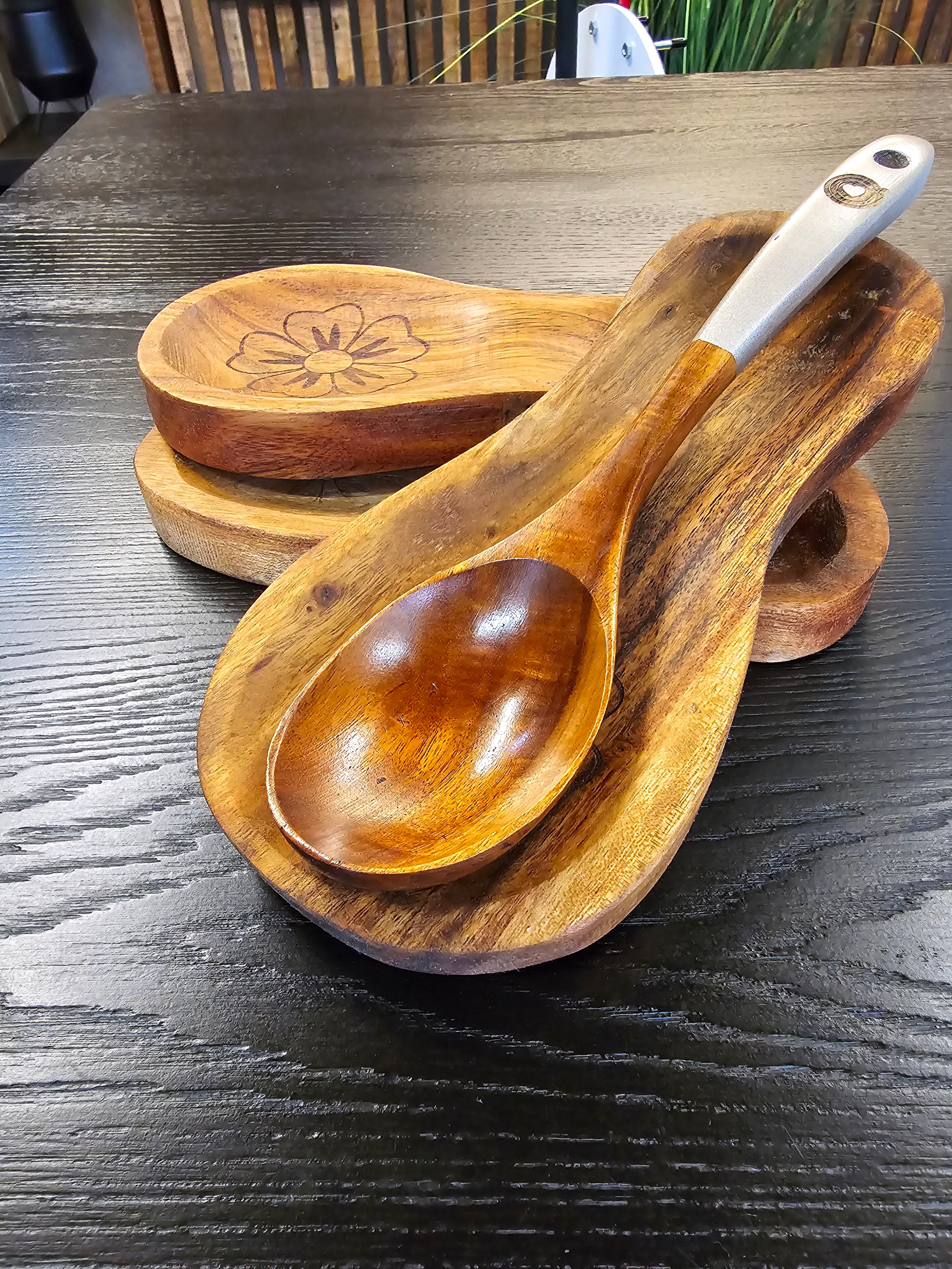 Wooden Spoon Rest