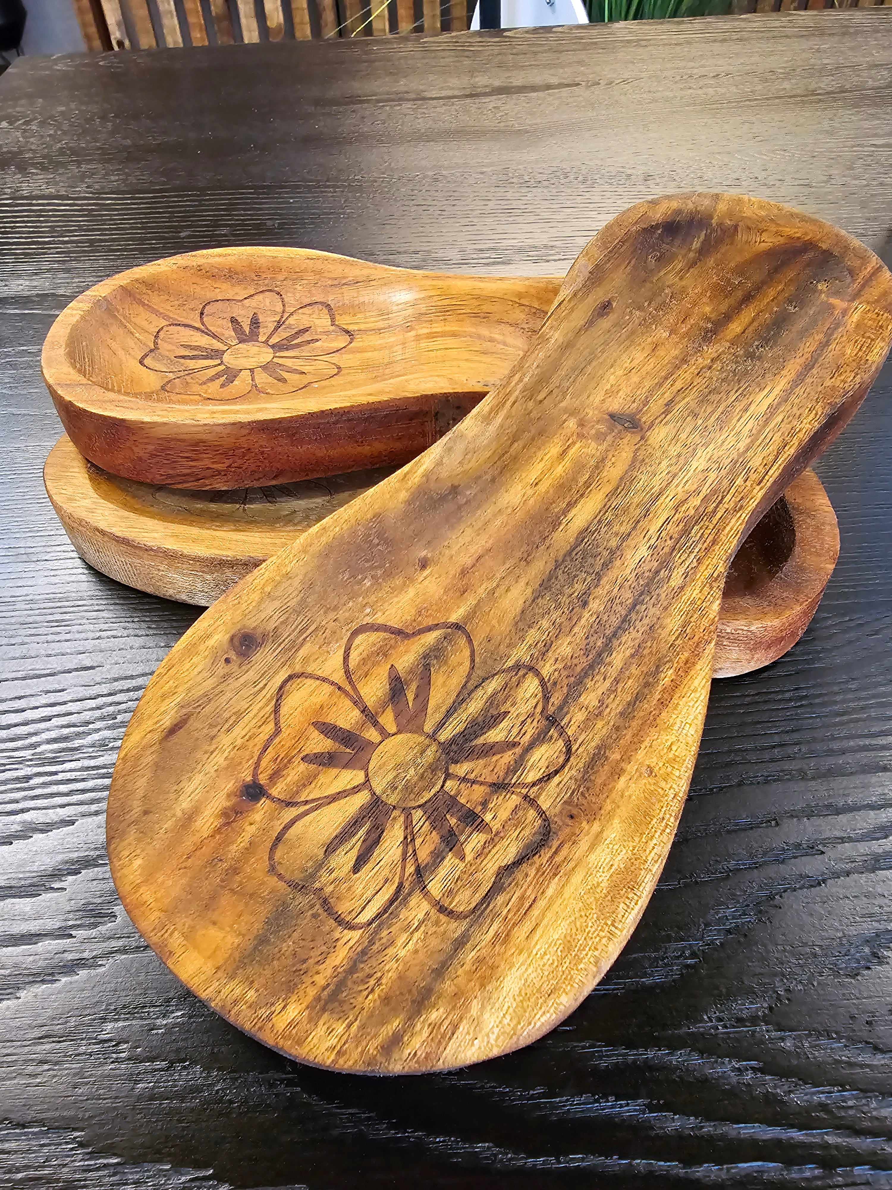 Wooden Spoon Rest