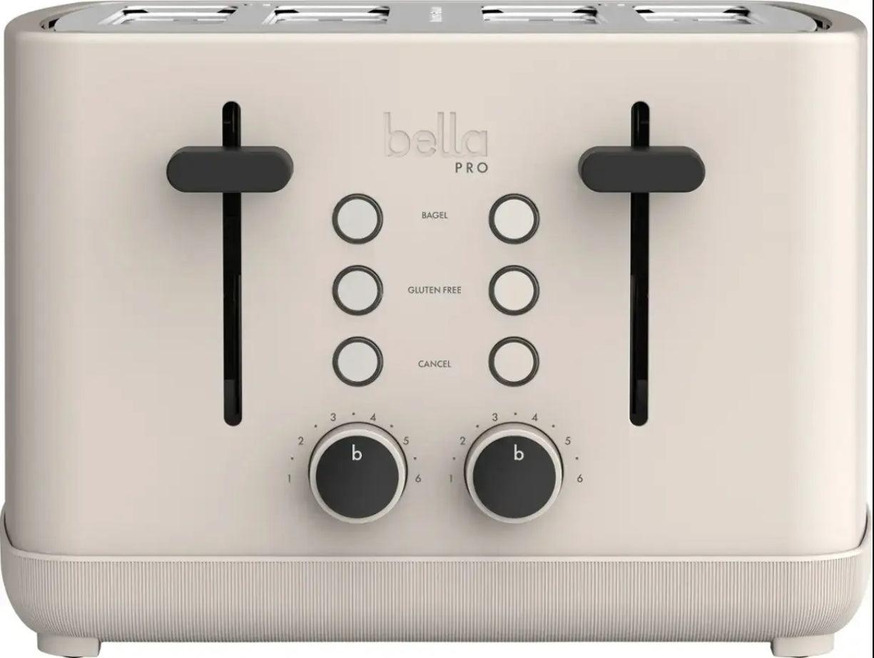 Bella Pro 4 slice Toaster w/extra wide slots