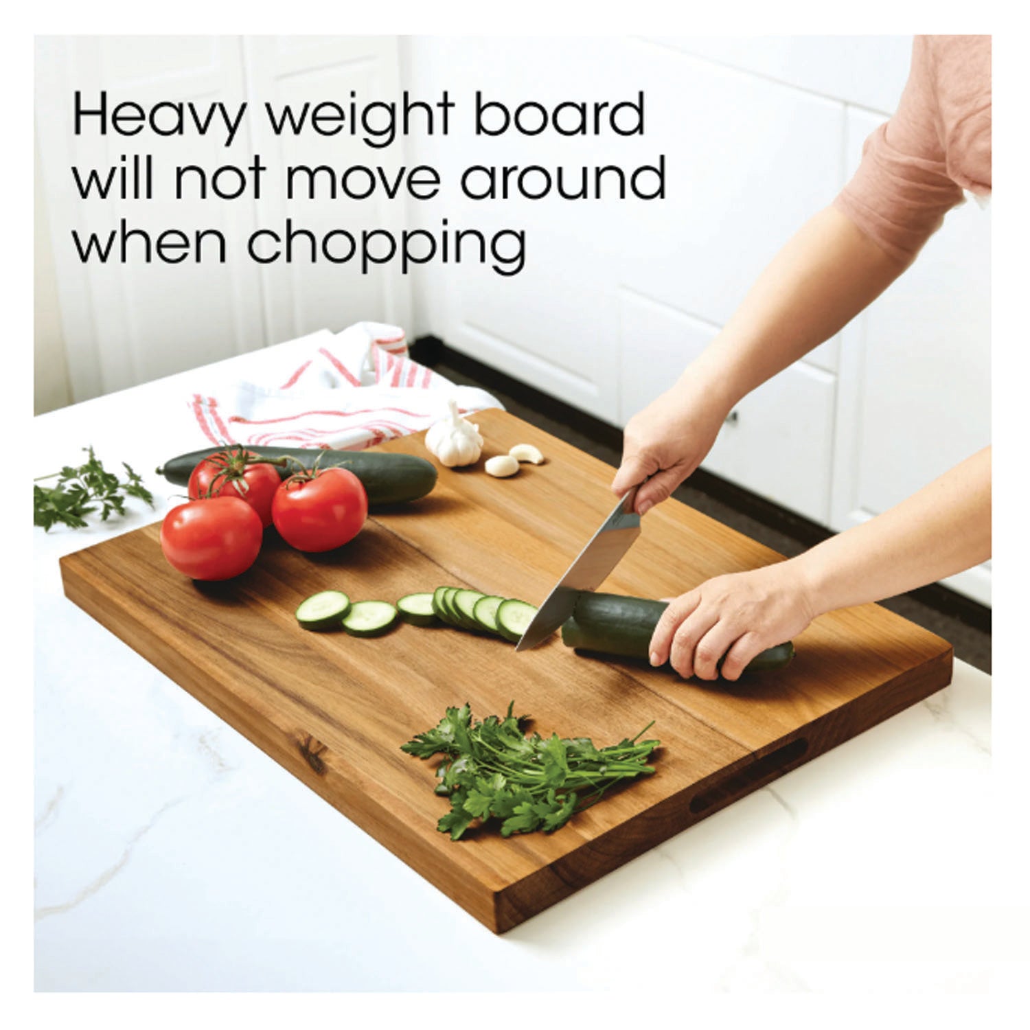 XL Acacia Cutting Board and Chop Block